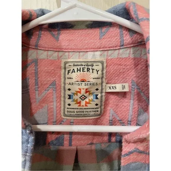 Faherty Doug Good Feather Daly Shirt - Picture 3 of 6